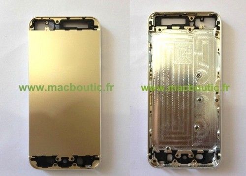 金色iPhone 5S外壳再曝光 或9月10日发布